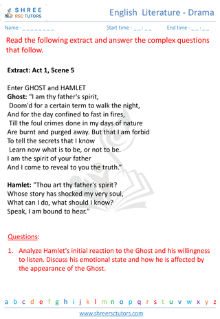 English  Literature   Drama 7