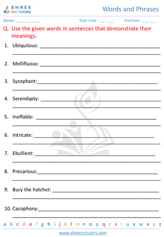 Words And Phrases 10