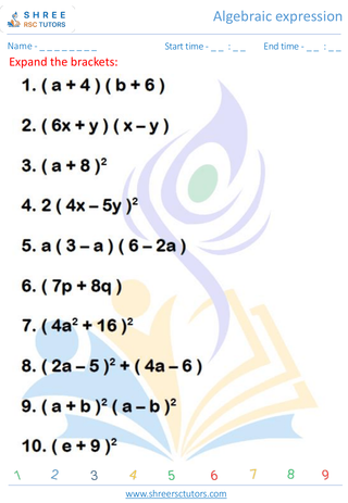 Algebraic Expression 4