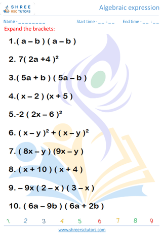 Algebraic Expression 5