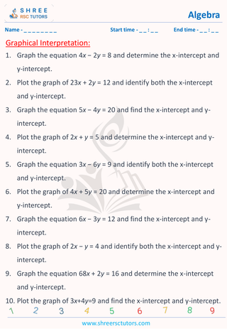 Straight Line Equations (4)