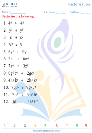 Indices Of The Exponents 3