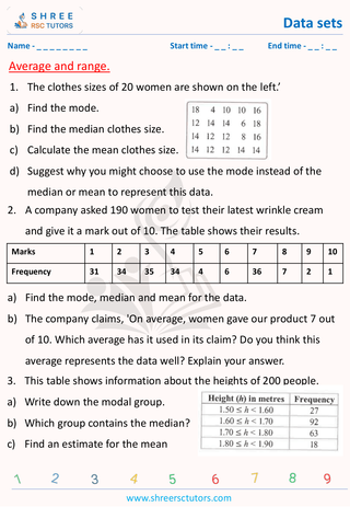 Average And Range (9)