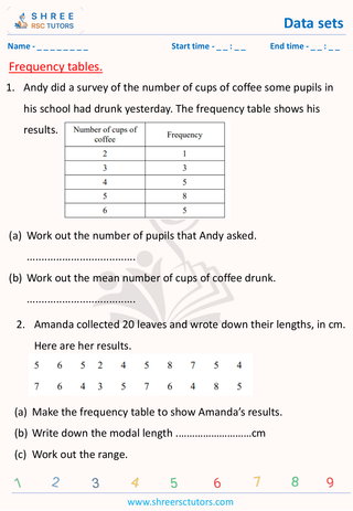 Frequency Tables(4)
