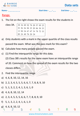 Range Word Problems (7)