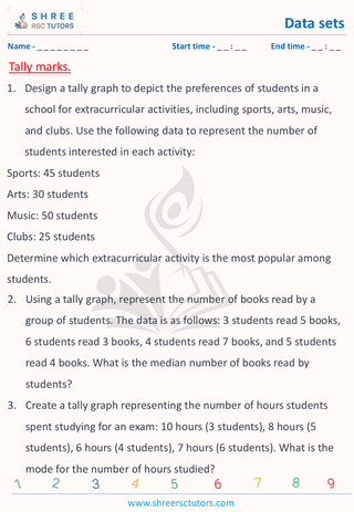 Tally Mark   Word Problems (1)