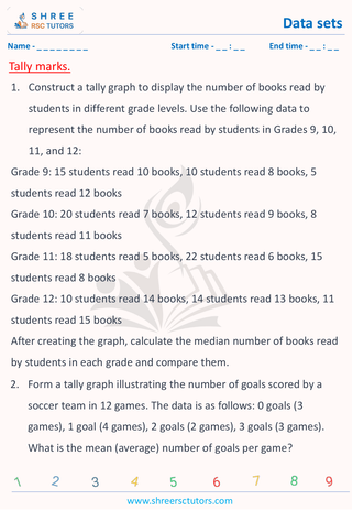 Tally Mark   Word Problems (2)
