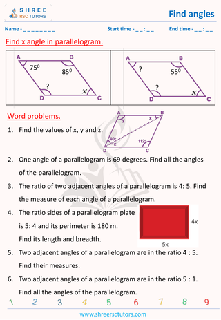 Find X In The Parallelogram (5)