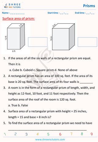 Surface Area Of Prism With Word Problems (2)