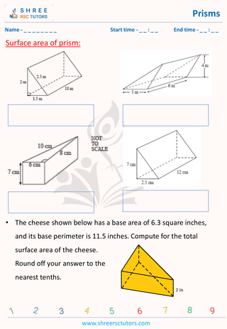 Surface Area Of Prism With Word Problems (10)