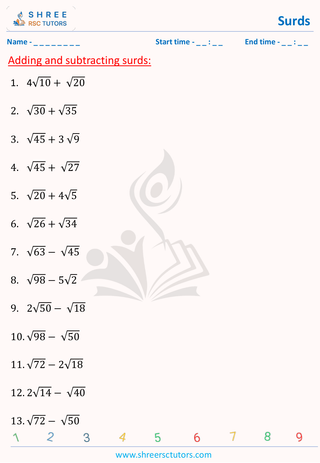 Add And Subtract Surds (1)