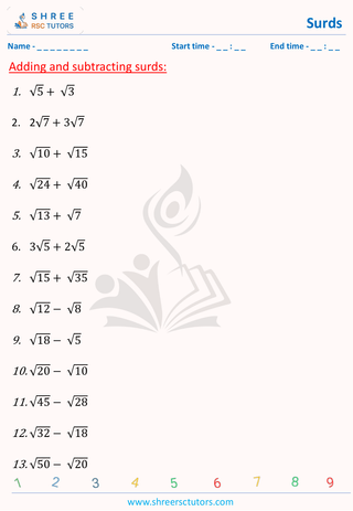 Add And Subtract Surds (4)