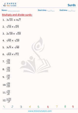 Multiply And Divide Surds (1)
