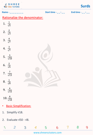 Word Problems With Rationalizing Of Denomiantor (3)