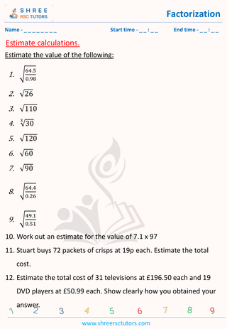 Estimating Calculations (2)