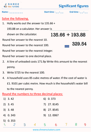 Round The Numbers (2)