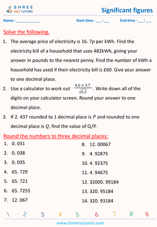 Round The Numbers (3)
