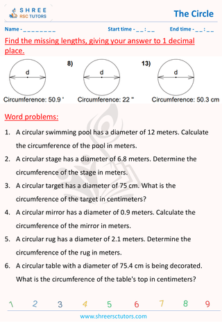 Determine Diameter From Circumference (1)