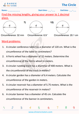 Determine Diameter From Circumference (5)