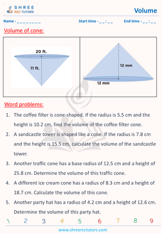 Volume Of Cone Grade 9 (4)