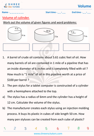 Volume Of Cylinder (5)