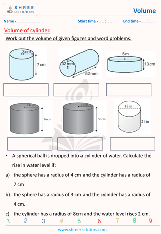 Volume Of Cylinder (1)