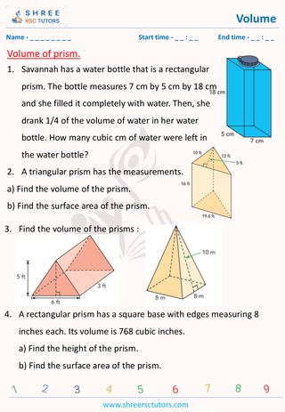 Volume Of Prisms (3)