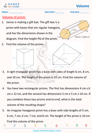 Volume Of Prisms (4)