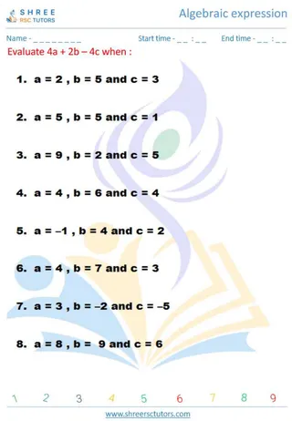 Algebraic Expression 3 (4)