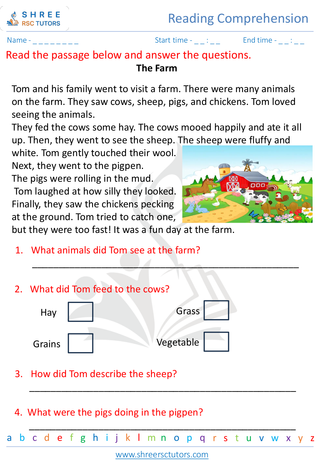 Sats Reading Comprehension 1