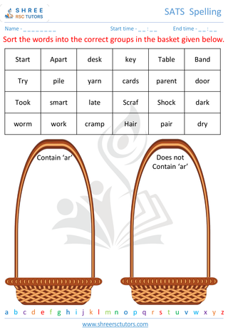Categorising Words 3