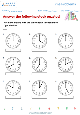 Clock Problems  KS2 SAT1