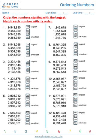 Ordering Numbers  KS2 SAT5