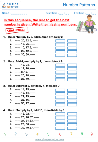 Number Patterns KS2 SAT6