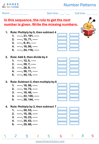 Number Patterns KS2 SAT3