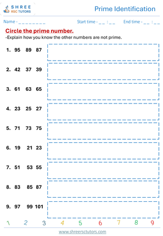 Prime Identification  KS2 SAT2