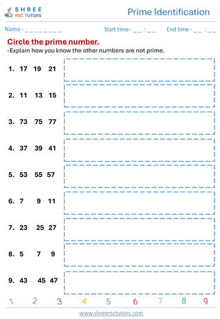 Prime Identification  KS2 SAT1