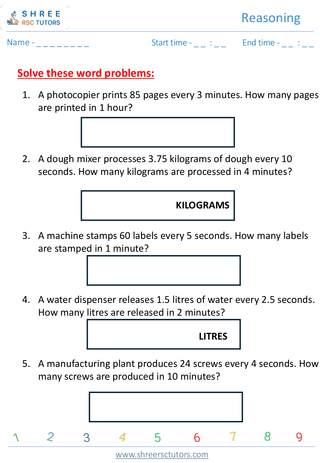 Reasoning  KS2 SAT9