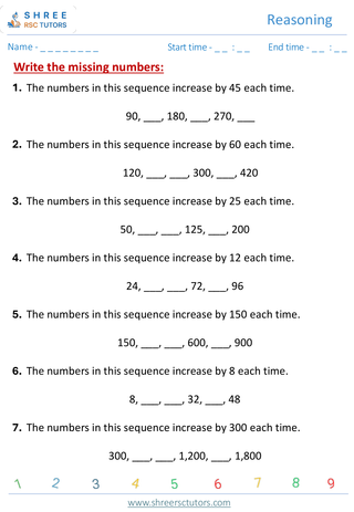 Reasoning  KS2 SAT19