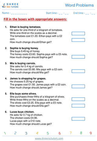 Measurement Word Problems  KS2 SAT2