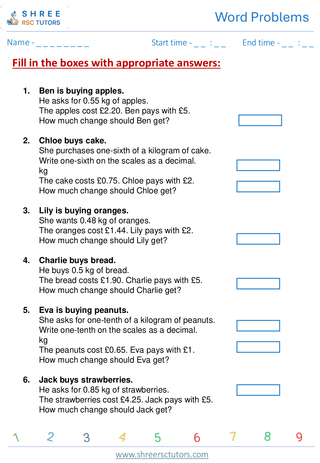 Measurement Word Problems  KS2 SAT4