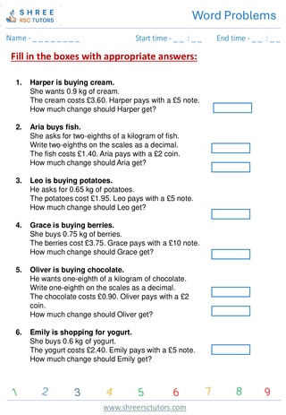 Measurement Word Problems  KS2 SAT3