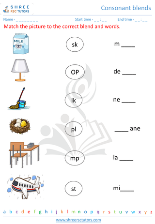 Consonant Blends 5