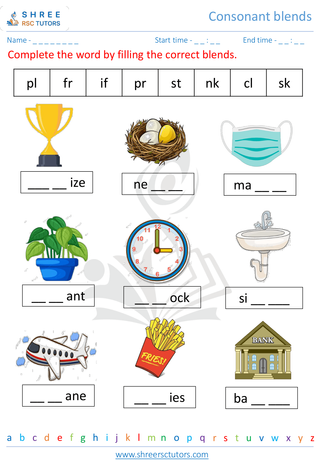 Consonant Blends 4