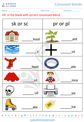 Consonant Blends 2