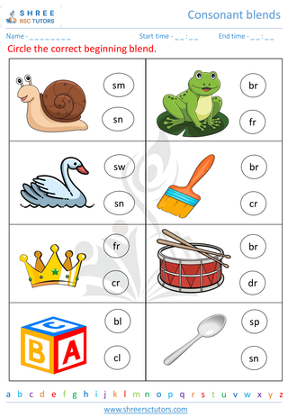 Consonant Blends 8