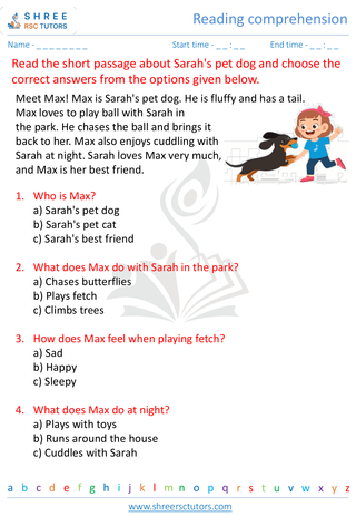 Reading Comprehension 7