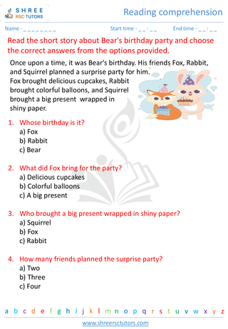 Reading Comprehension 4