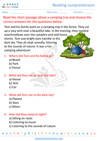 Reading Comprehension 5
