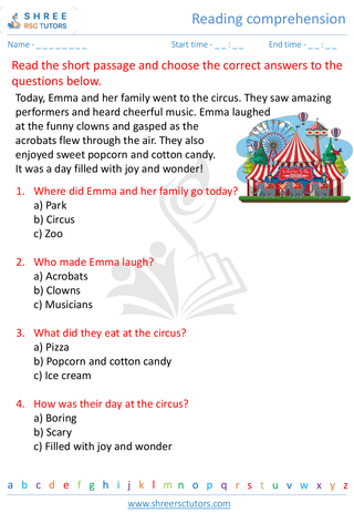 Reading Comprehension 3